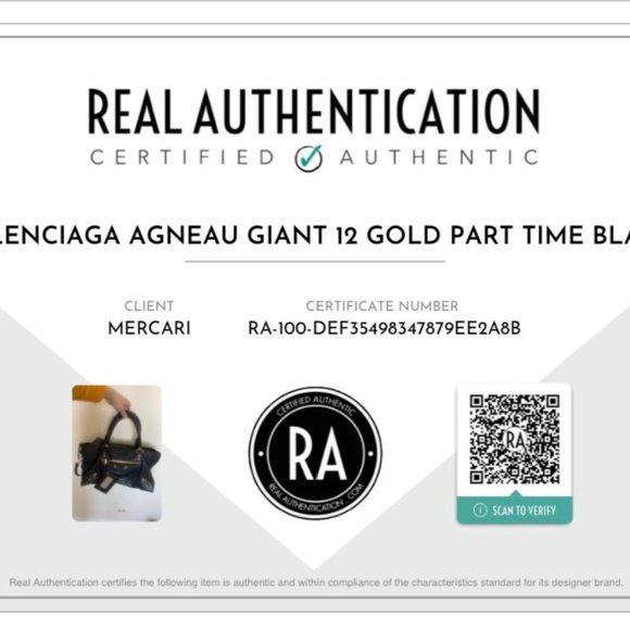 BALENCIAGA Agneau Giant 12 Gold Part Time Black - Picture 10 of 10